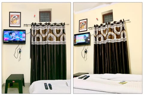 Bed, TV and multimedia, Photo of the whole room, Bedroom