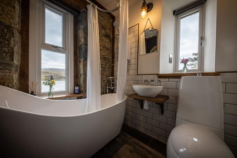 Natural landscape, Bathroom, Bath