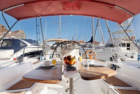 Pato Lucas Sail Boat Docked boat in La Gomera