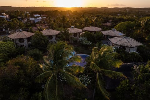 Property building, Natural landscape, Garden, Sunset