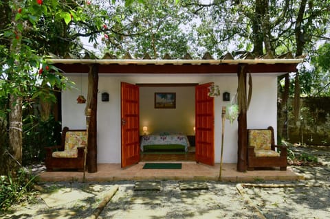 Patio, Facade/entrance, Bed, View (from property/room), Photo of the whole room