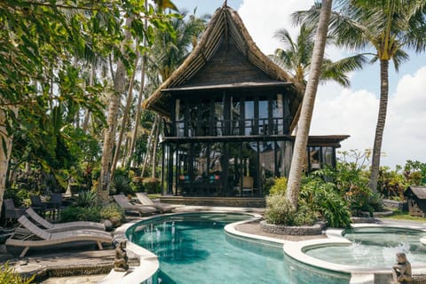 Property building, Garden, Swimming pool, Swimming pool, sunbed