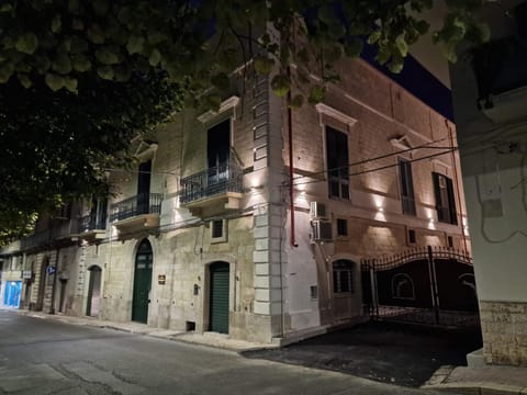 Property building, Night, Street view