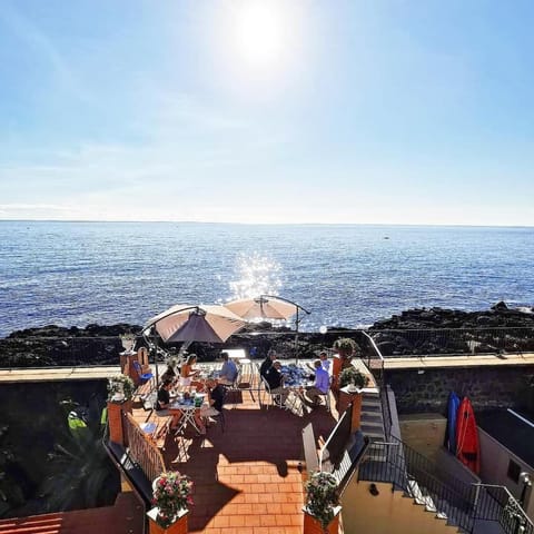 Day, Natural landscape, View (from property/room), Balcony/Terrace, Sea view