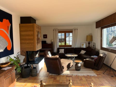 Chalet familial à Megève, vue sur le village Chalet in Megève