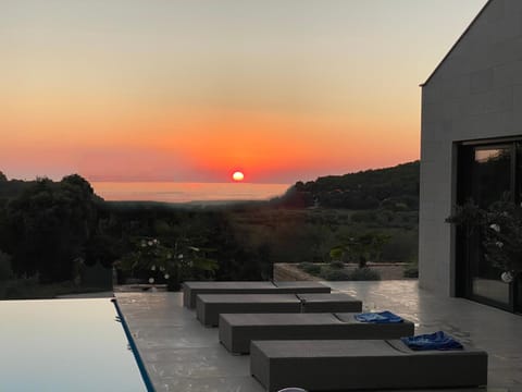 View (from property/room), Pool view, Swimming pool, Sunset