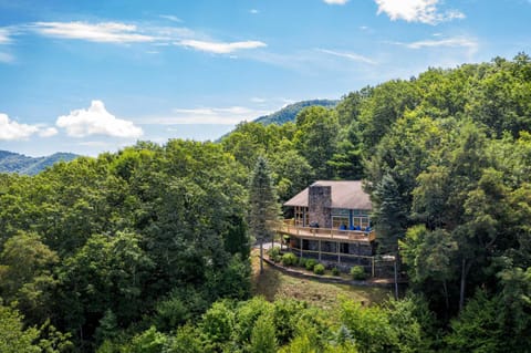 Modern Mtn Retreat with Hot Tub and Stellar Views! Haus in Black Mountain
