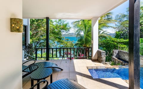 4-Bedroom Cliffside Home with Pool on Secluded Beach House in Playa Flamingo
