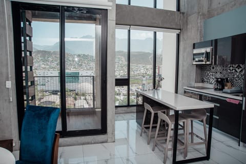 Luxury Loft Monterrey City Living at Landmark High Rise Apartment in Monterrey