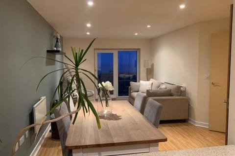 Living room, Dining area, Sea view