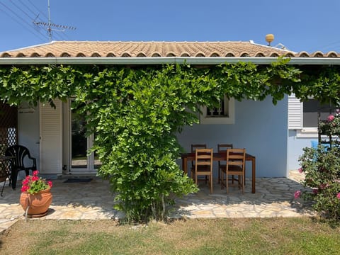 Little Blue House House in Corfu, Greece