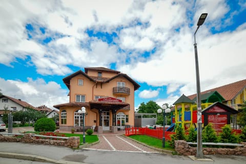 Facade/entrance, Children play ground