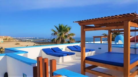 Natural landscape, Solarium, Beach, Pool view, Sea view