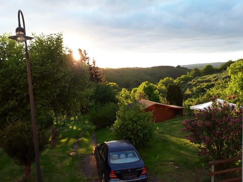 Garden view, Sunset