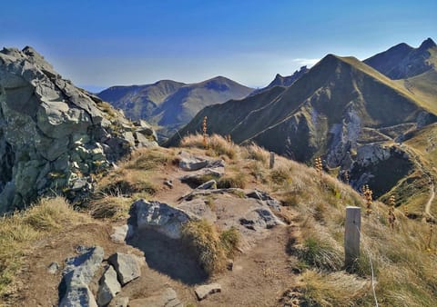 Natural landscape, Hiking, Mountain view