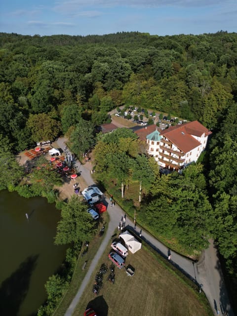 Property building, Natural landscape, Bird's eye view