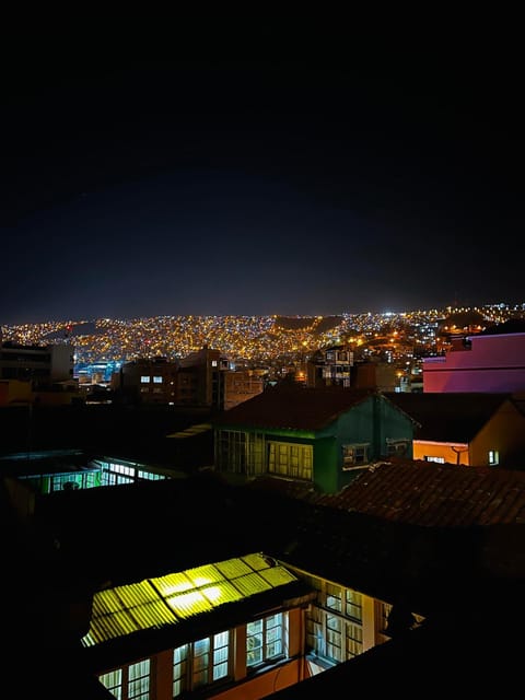 Property building, Night, City view