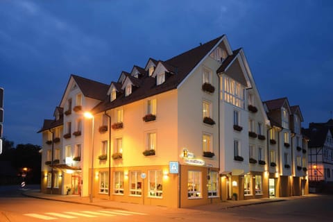 Property building, Facade/entrance, Night, City view