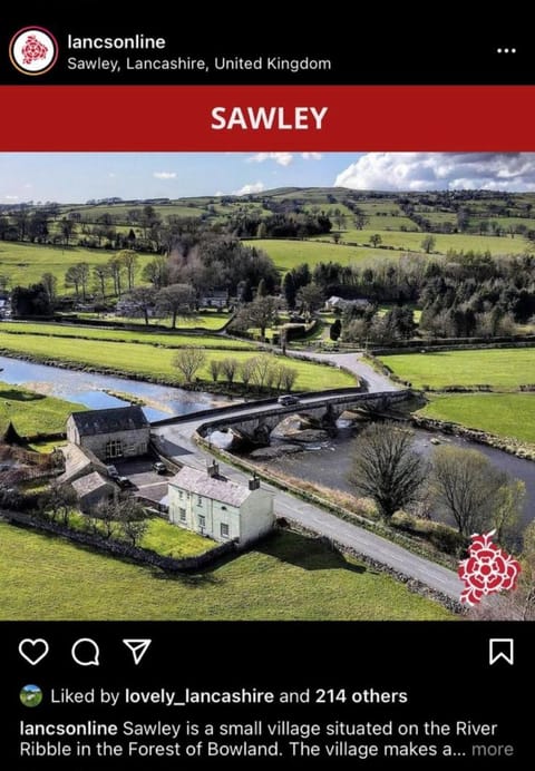 Sawley in the Forest of Bowland - cosy cottage. House in Ribble Valley District