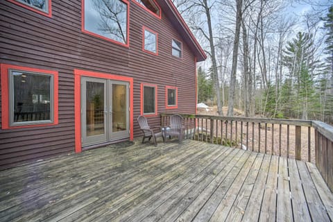 Rustic Saranac Lake Cabin with Deck Pets Welcome! House in Harrietstown