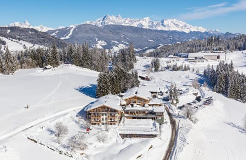 Property building, Bird's eye view, Winter