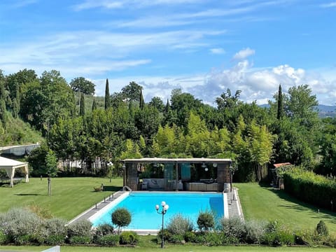 Day, Natural landscape, Garden, Garden view, Pool view, Swimming pool