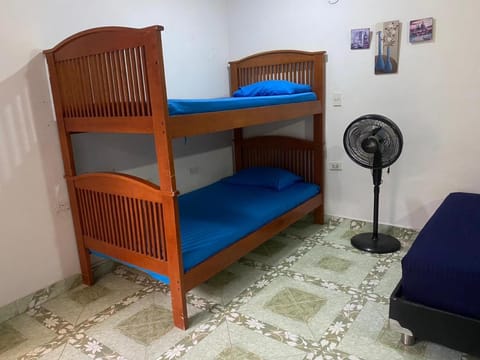 Photo of the whole room, bunk bed