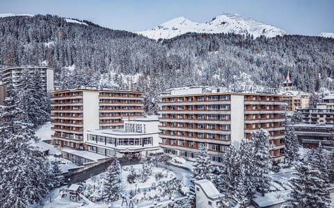 Property building, Natural landscape, Winter, Mountain view