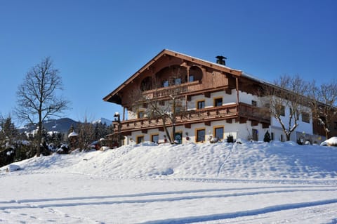 Property building, Winter, Garden