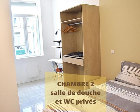 COLIVING TOUT CONFORT- LOOS LES LILLE-MAISON PARTAGEE-7 chambres-5 sdb-6WC-LOOS LES LILLE Bed and Breakfast in Lille