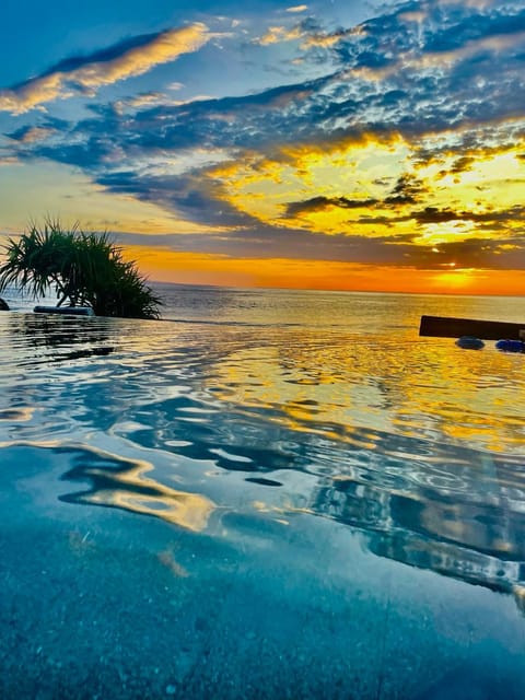 Natural landscape, Sea view, Sunset