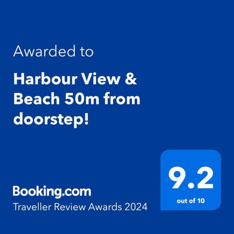 Harbour View & Beach 50m from doorstep, free parking Apartment in Nairn