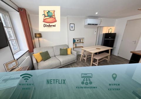L'endormi - Centre ville - WIFI et NETFLIX Apartment in Clermont-Ferrand