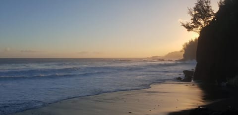 Day, Natural landscape, Beach, Sea view, Sunset