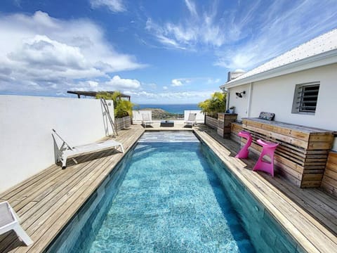 Villa La Guapa, sea view, private pool, 5 min from the beach Villa in Saint Martin