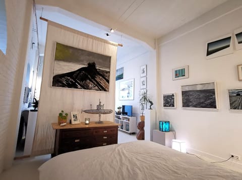 Studio Blank - a night in the gallery Apartment in Hippolytushoef