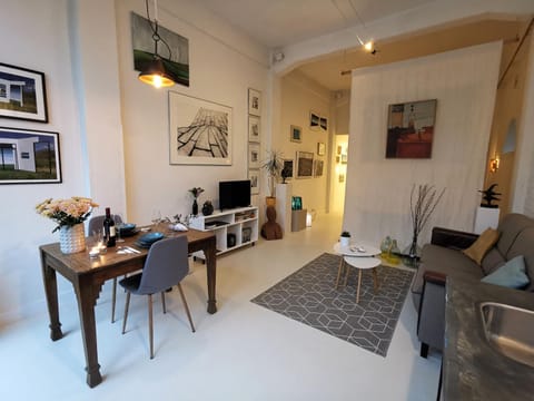 Studio Blank - a night in the gallery Apartment in Hippolytushoef