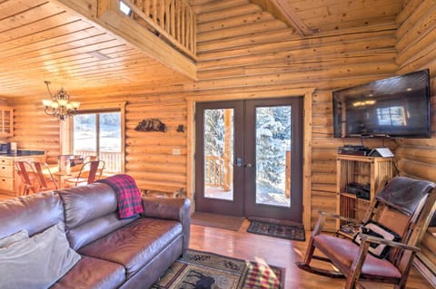 Fairplay Cabin with Mountain Views about 25 Mi to Breck! House in Park County