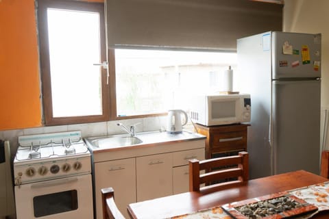 Kitchen or kitchenette, oven