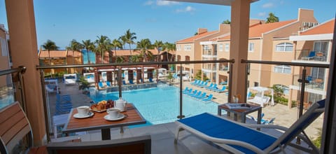 Balcony/Terrace, Garden view, Pool view