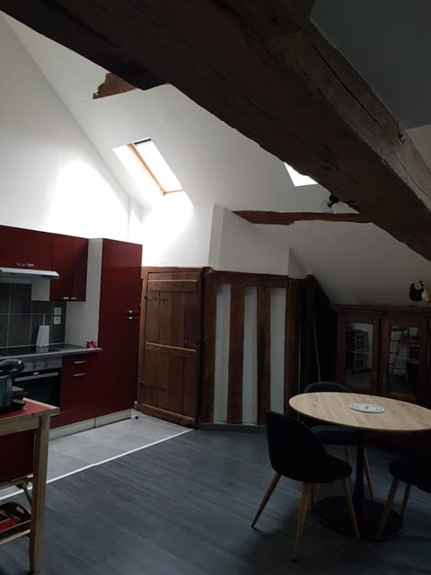 Kitchen or kitchenette, Dining area, oven, stove