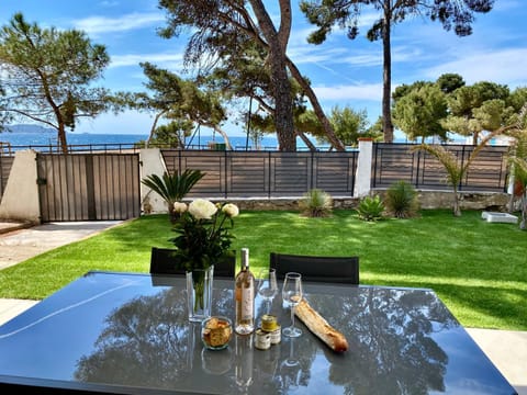 Patio, Natural landscape, Garden, Sea view