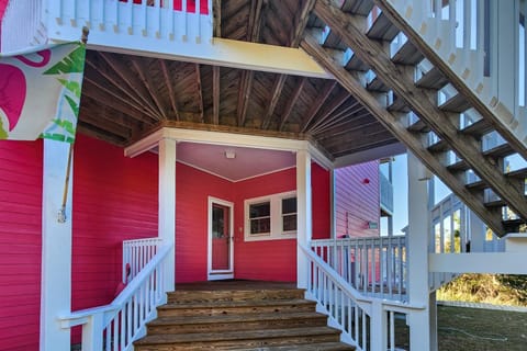 The Pink Flamingo House in Avon