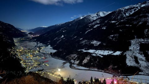 Night, Natural landscape, Winter