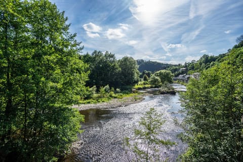 Nearby landmark, Natural landscape, Mountain view, River view