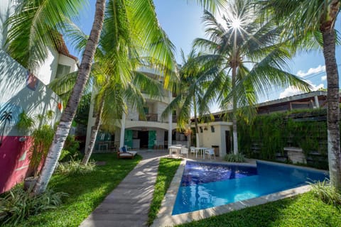 Property building, Swimming pool, Sunrise, Sunset