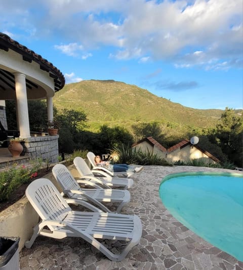 Natural landscape, Mountain view, Pool view, Swimming pool