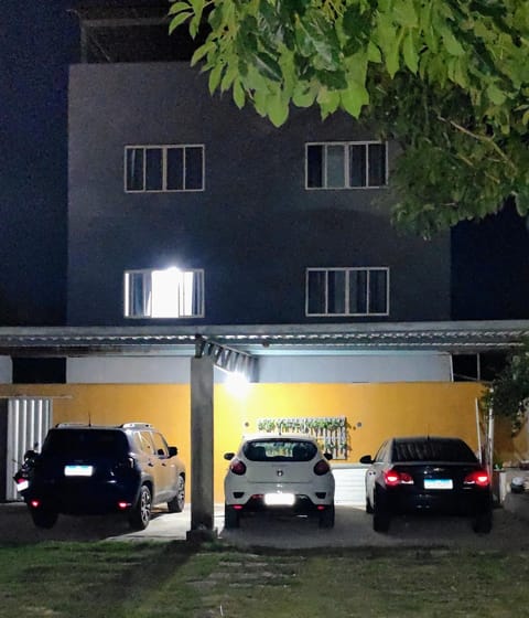 Property building, Night, Parking