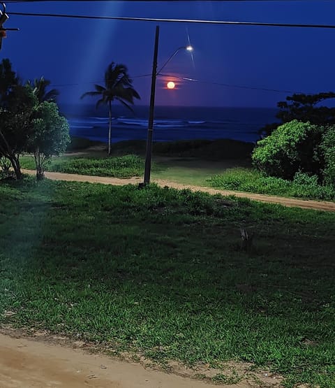 Night, Natural landscape, Sea view