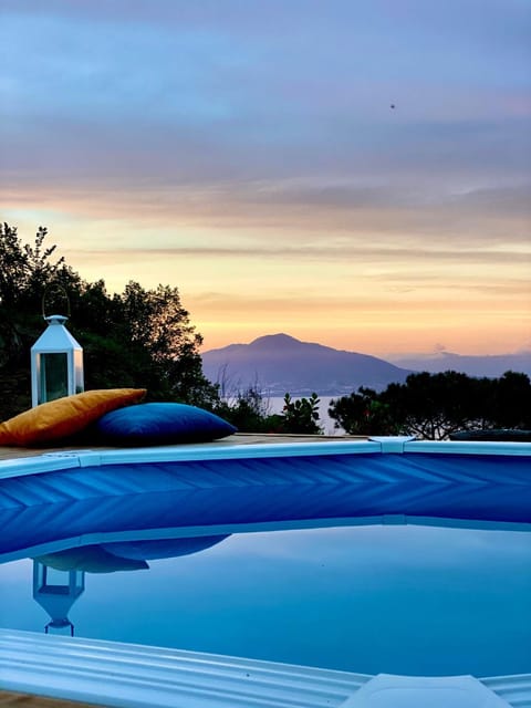 Swimming pool, Sunset